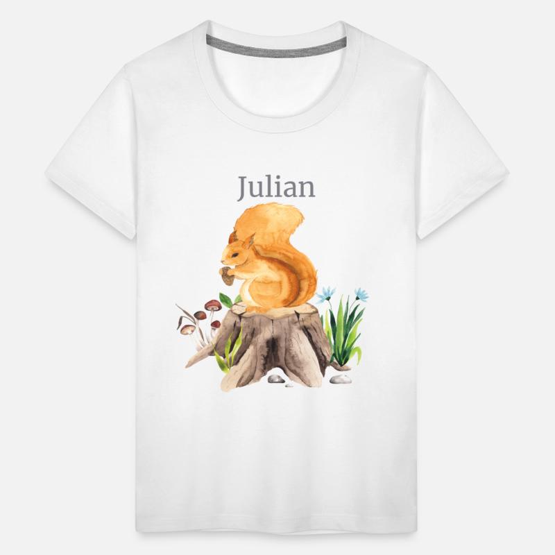 Waldtier Squirrel Flowers Name Julian