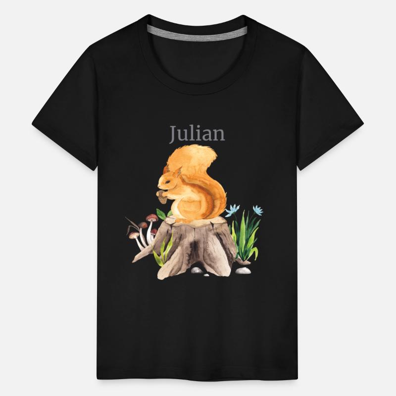 Waldtier Squirrel Flowers Name Julian