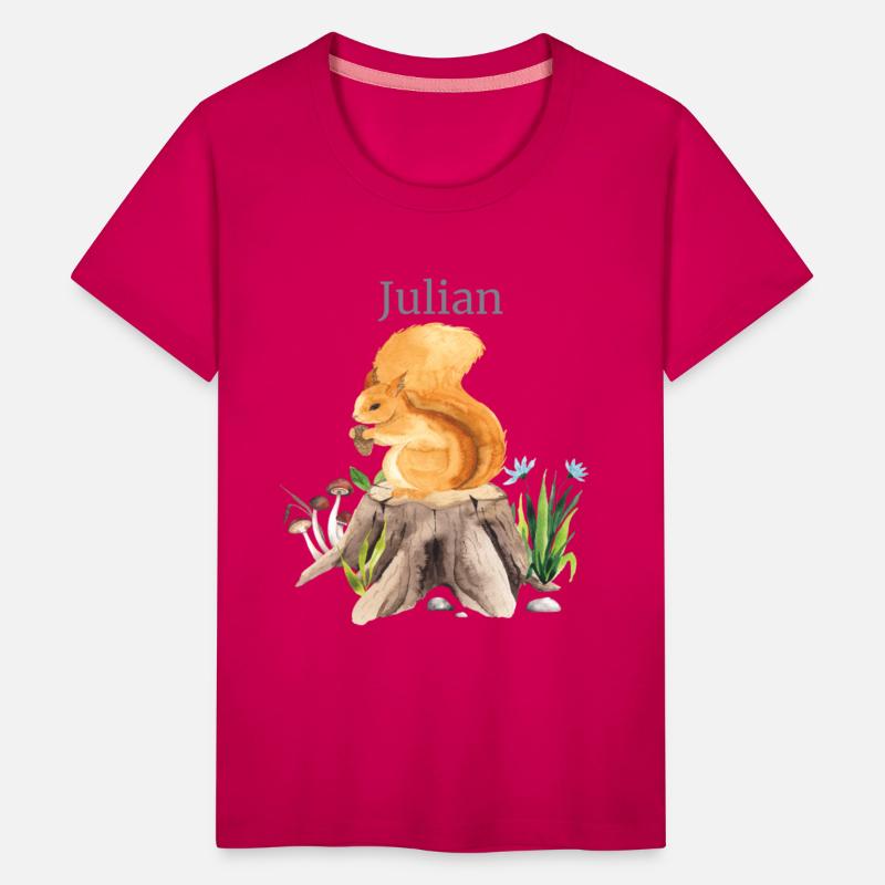 Waldtier Squirrel Flowers Name Julian