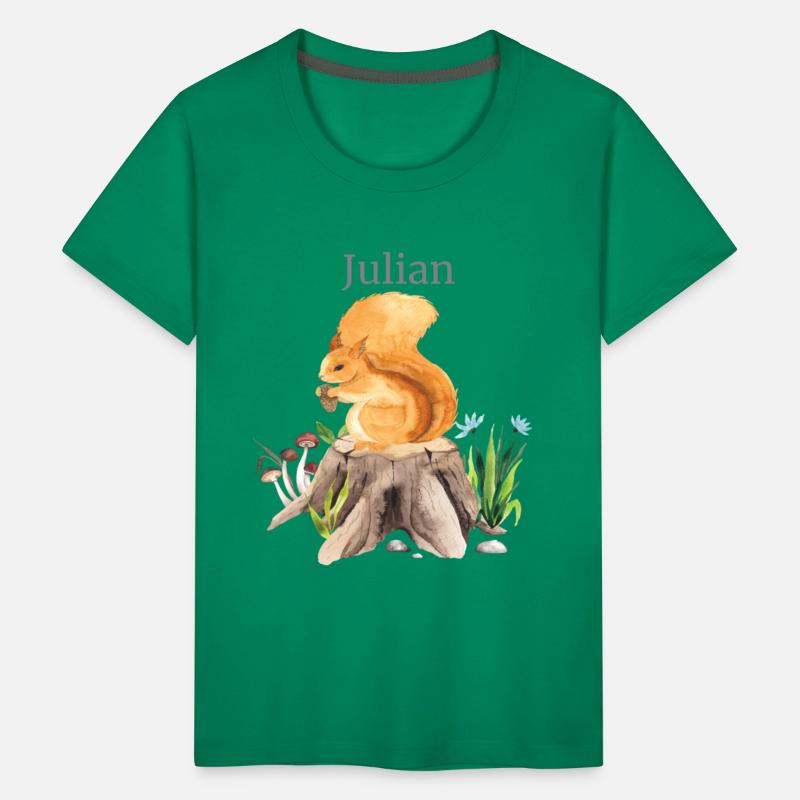 Waldtier Squirrel Flowers Name Julian