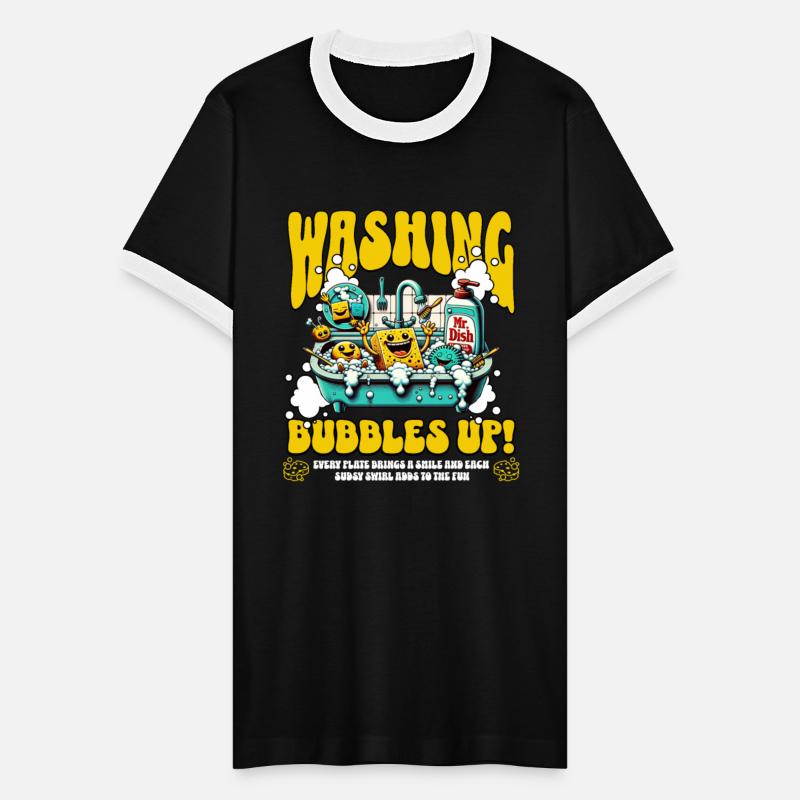 Washing Day Bubbles Tidy Up Cleaning Kitchen