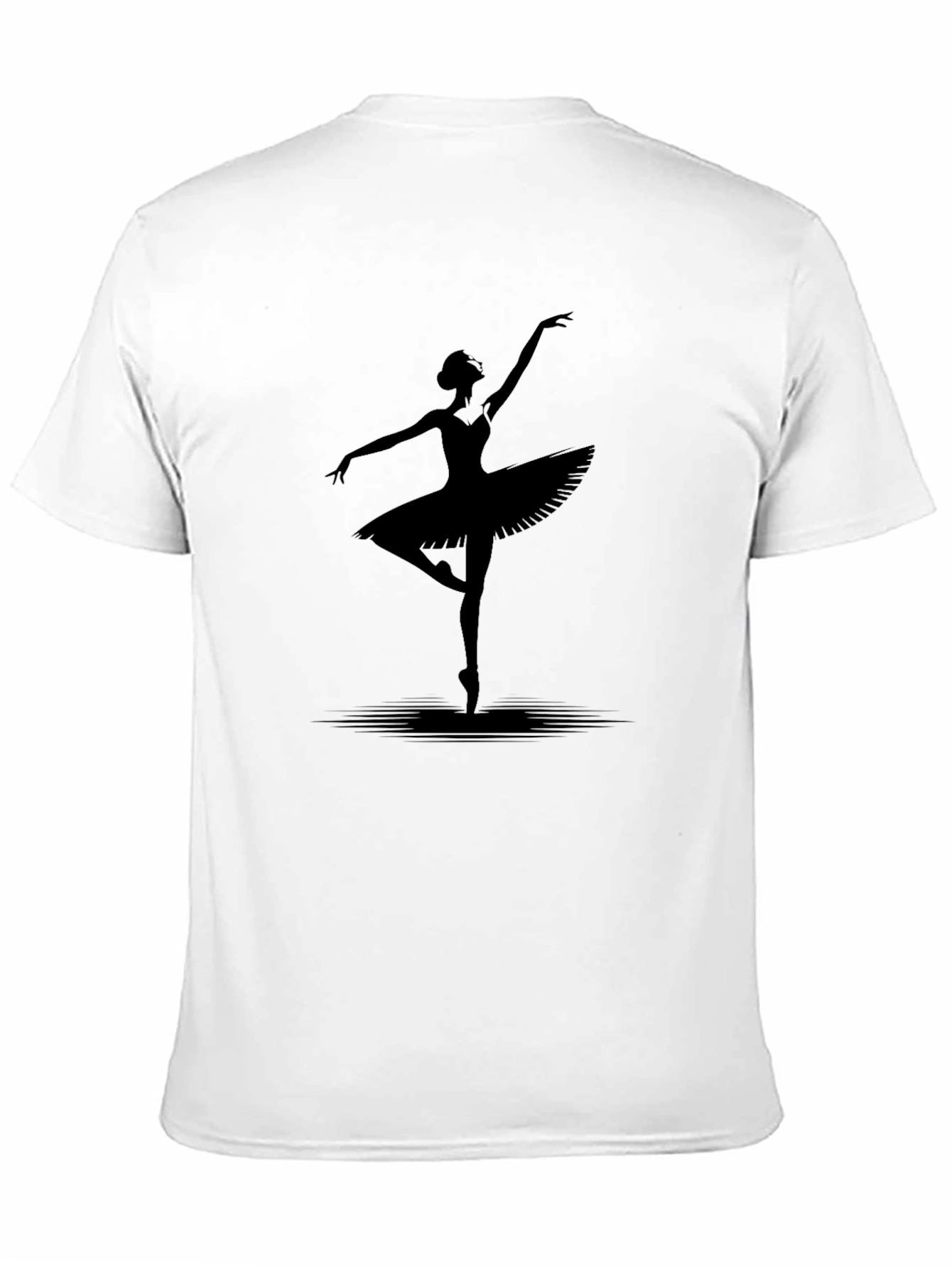 Ballerina Silhouette Graphic T-Shirt