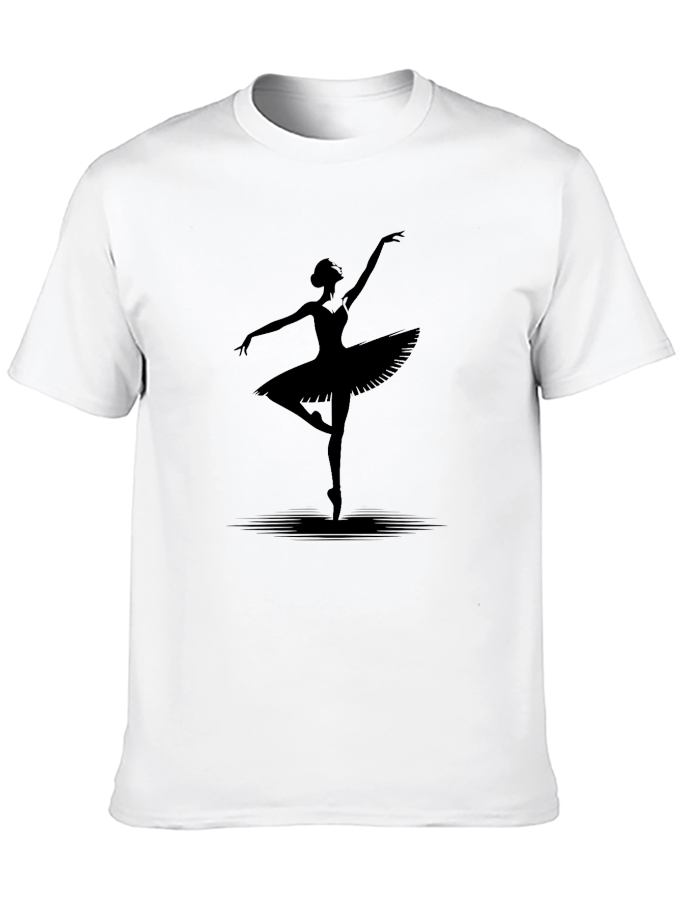 Ballerina Silhouette Graphic T-Shirt