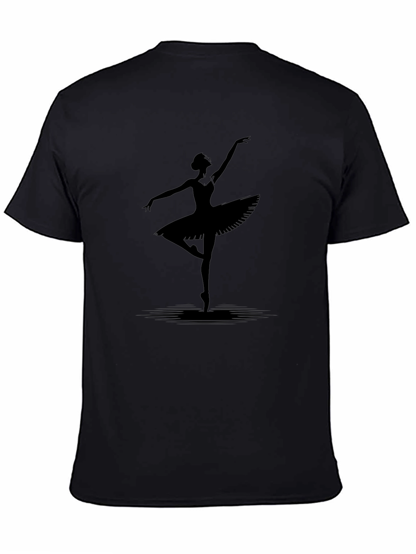 Ballerina Silhouette Graphic T-Shirt