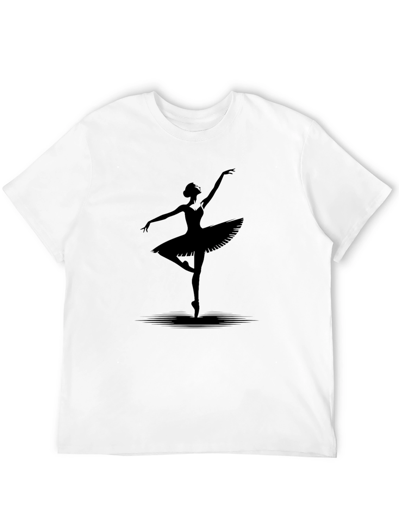 Ballerina Silhouette Graphic T-Shirt