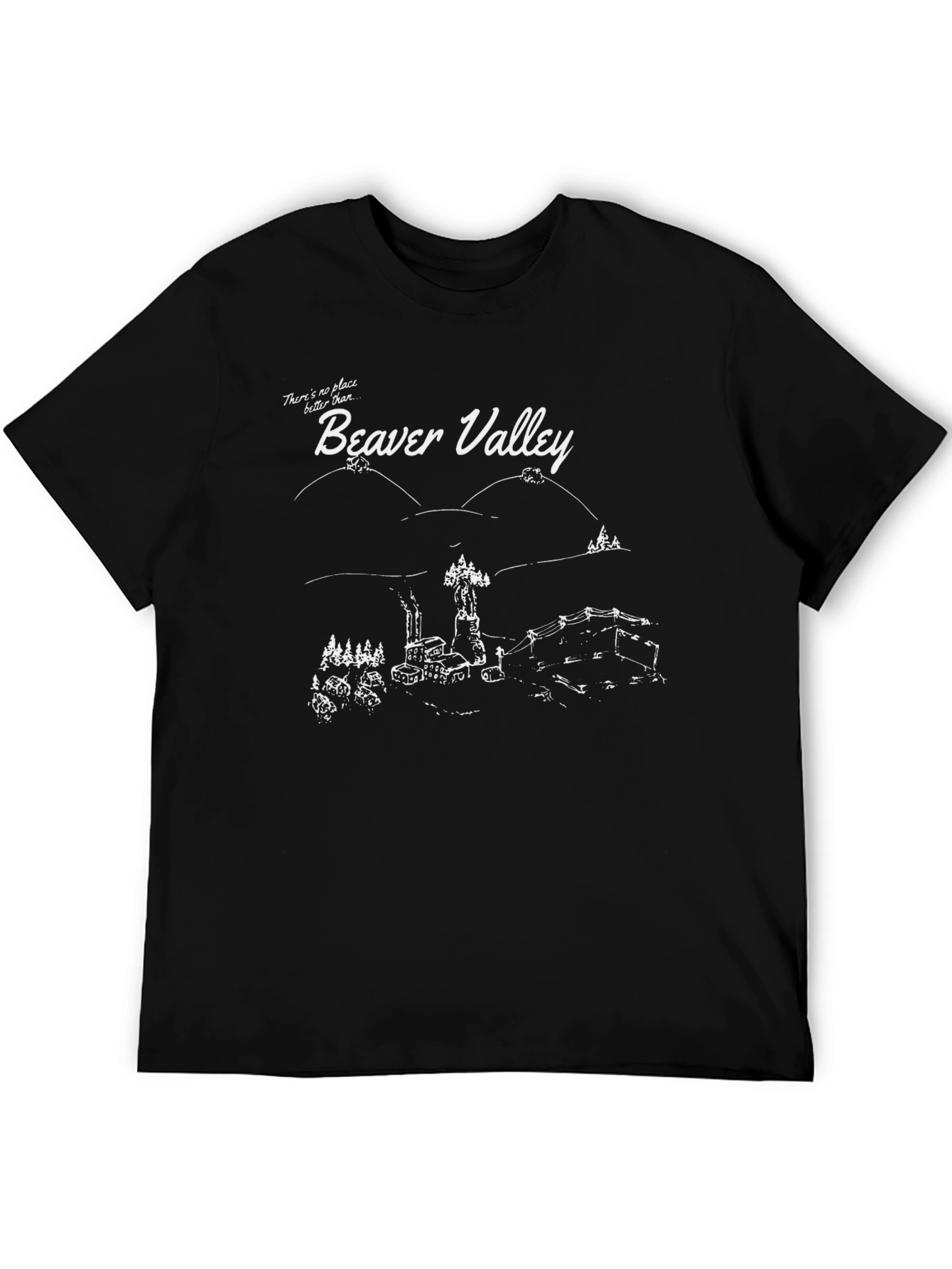 Beaver Valley Graphic T-Shirt Black