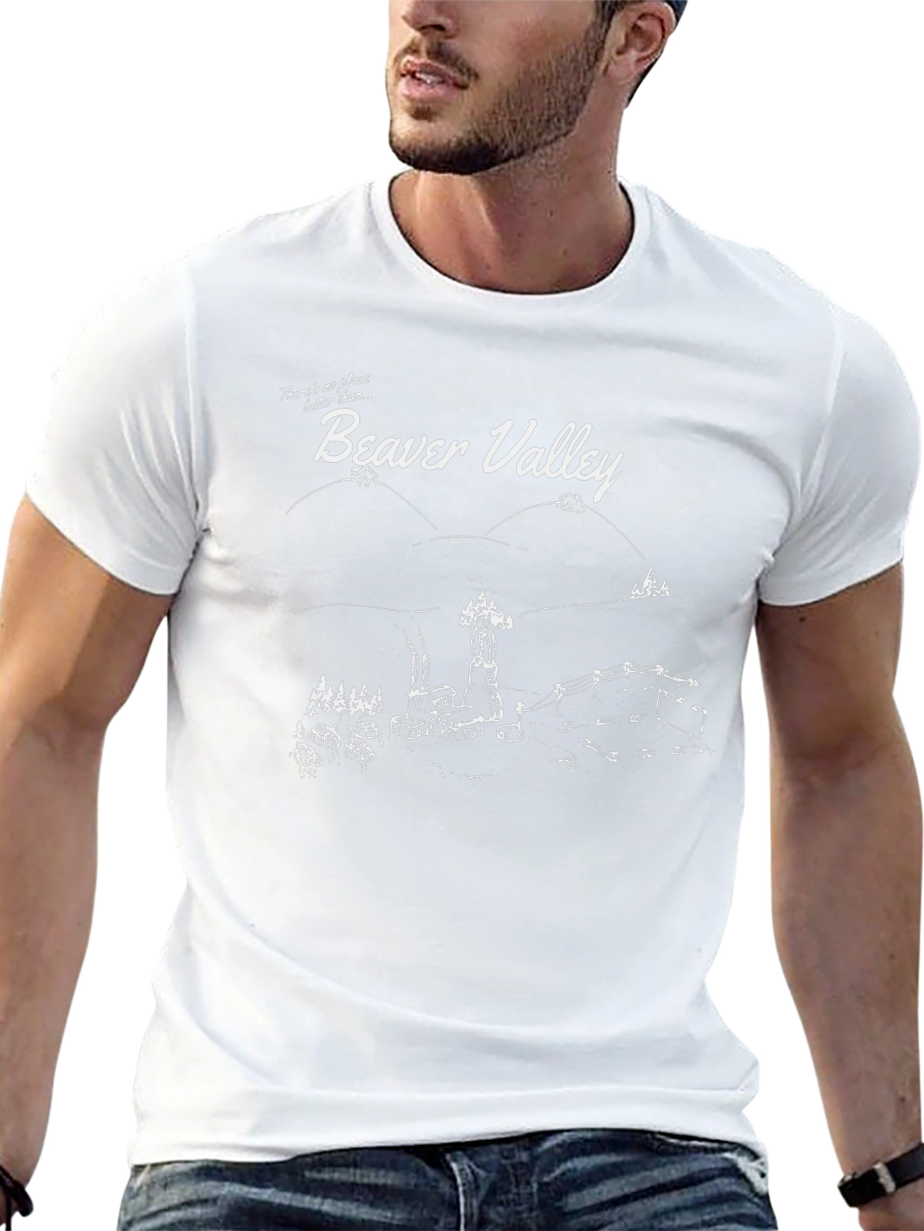 Beaver Valley Graphic T-Shirt Black