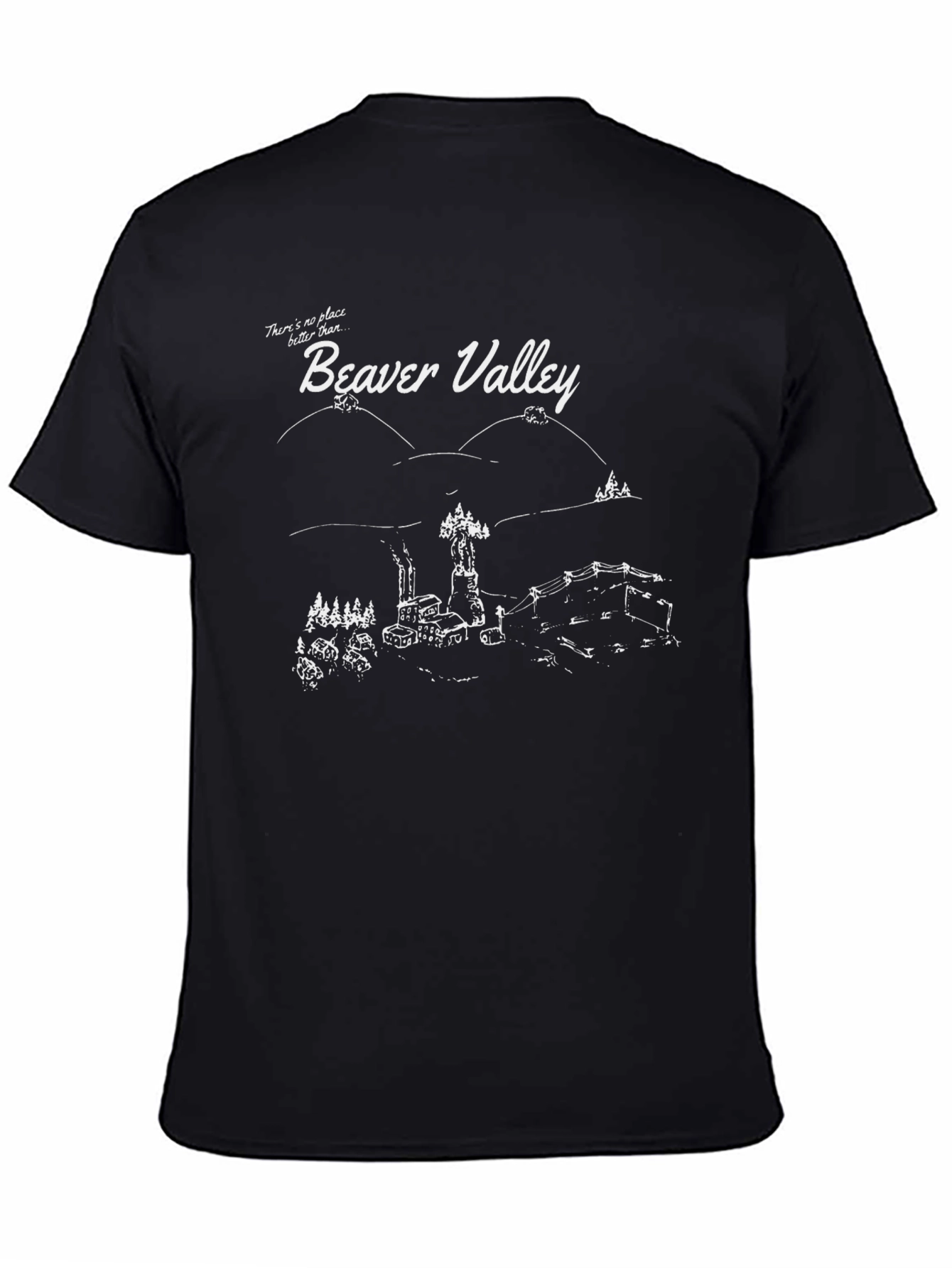 Beaver Valley Graphic T-Shirt Black