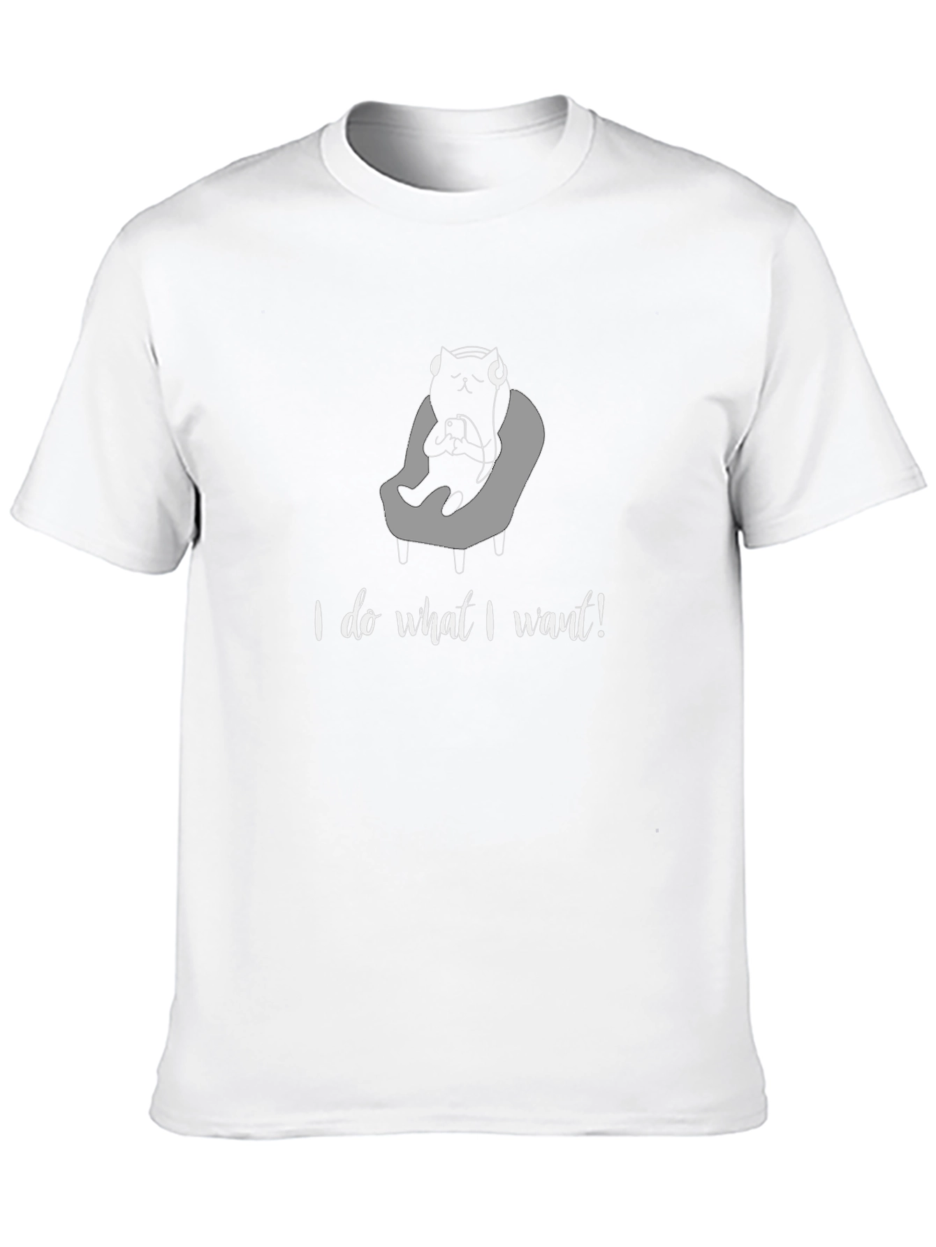 I Do What I Want Cat T-Shirt