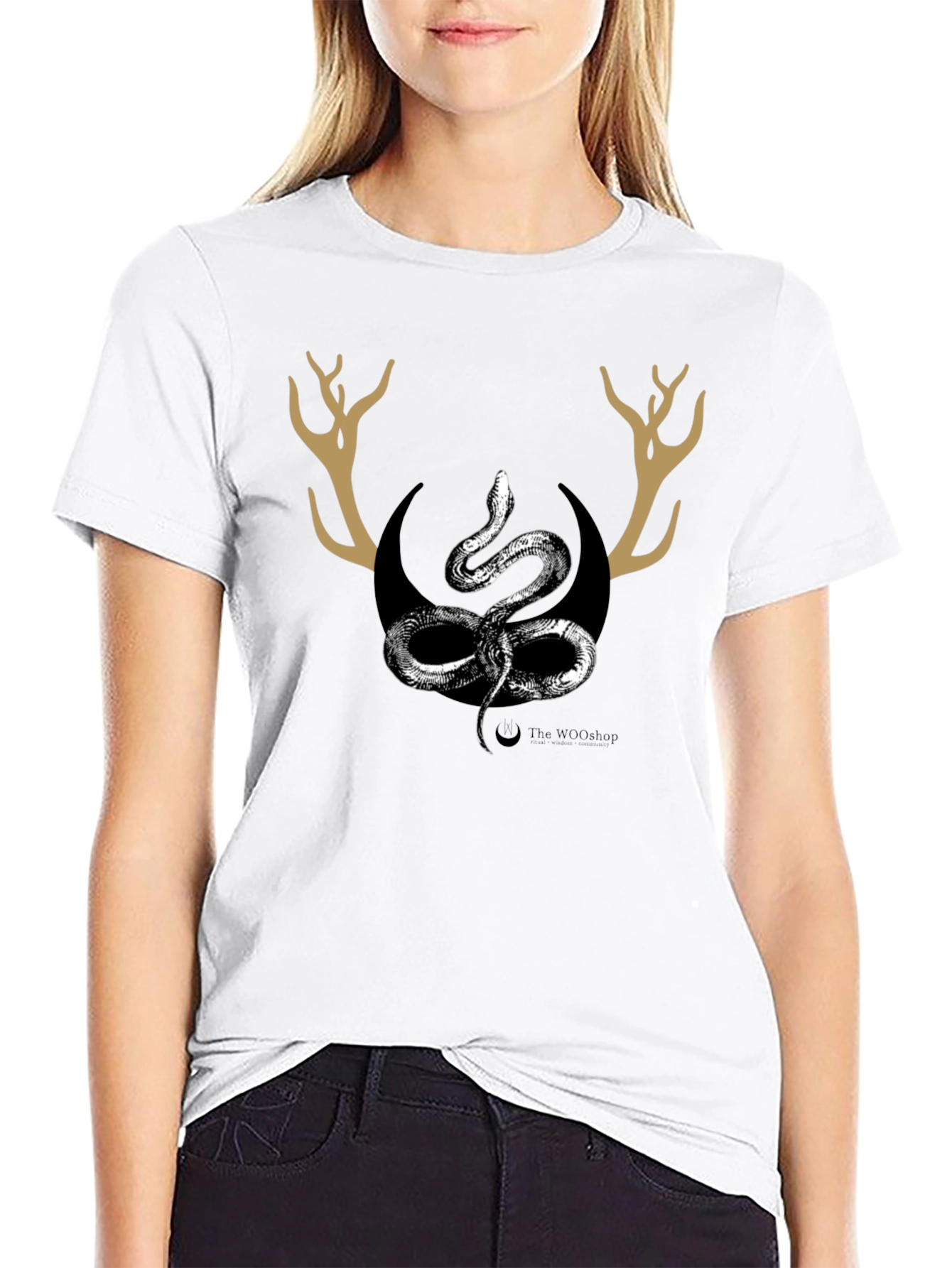 Serpent & Antler Graphic T-Shirt