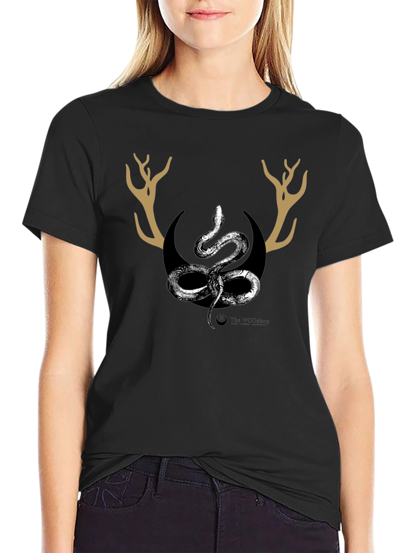 Serpent & Antler Graphic T-Shirt