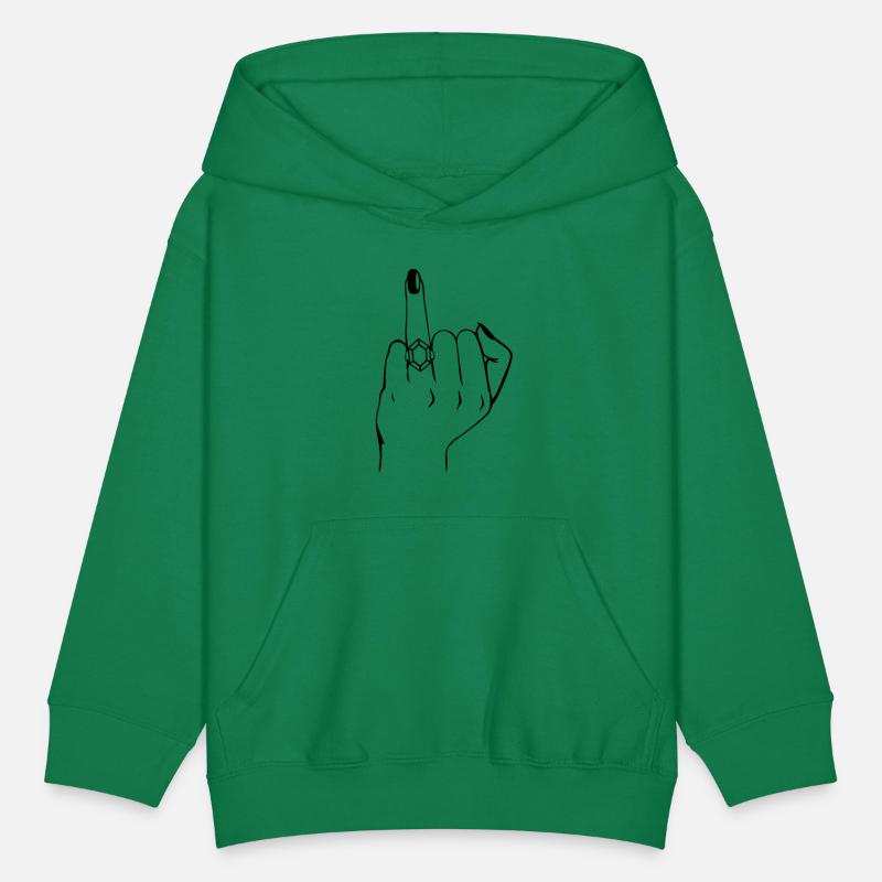 Wedding finger with ring looks like middle finger