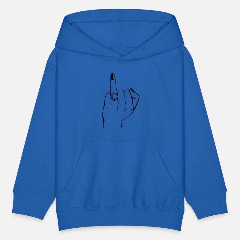 Wedding finger with ring looks like middle finger