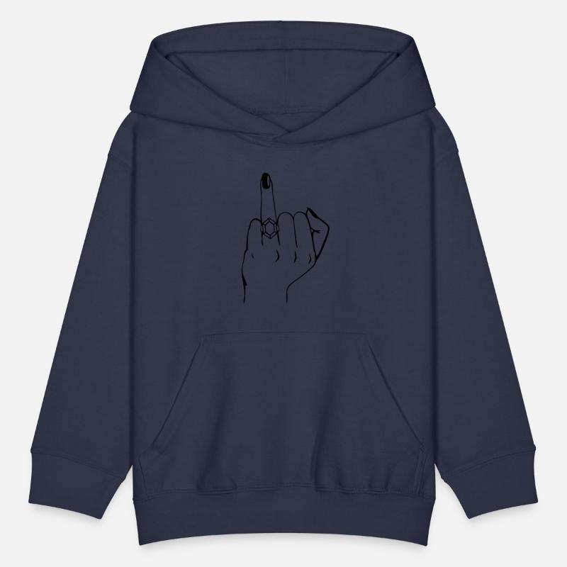 Wedding finger with ring looks like middle finger