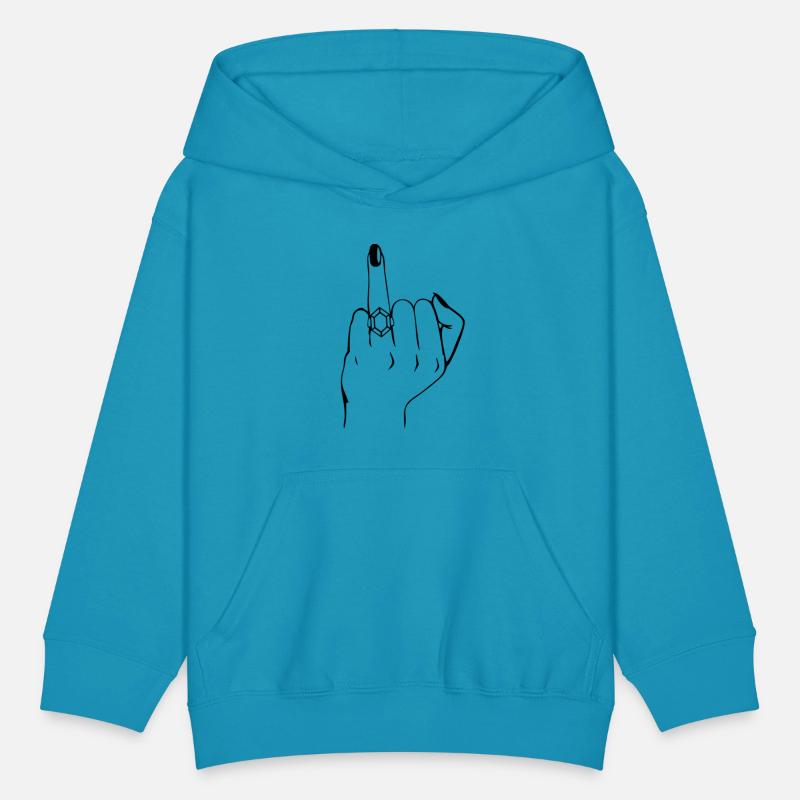 Wedding finger with ring looks like middle finger