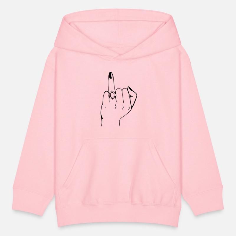 Wedding finger with ring looks like middle finger