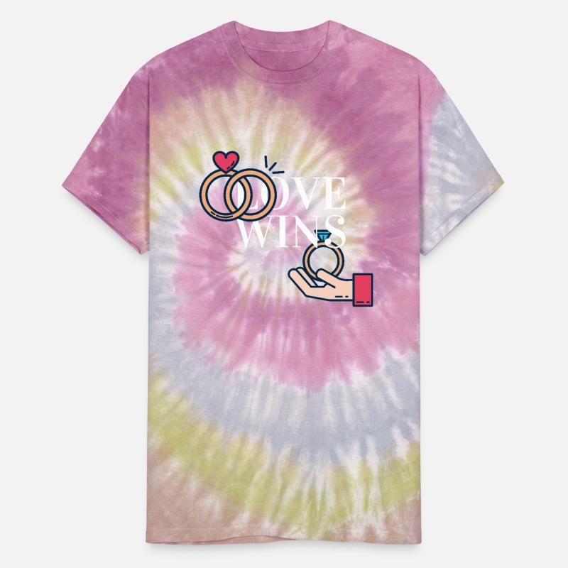 Wedding Rings Illustration Cute Design T-Shirts