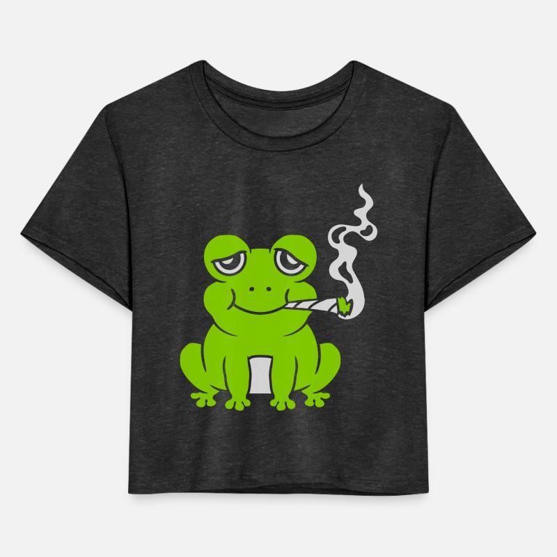 weed joint frog stoned