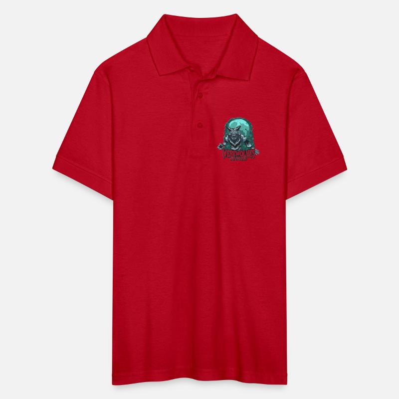 Werewolves Night Moon Illustration