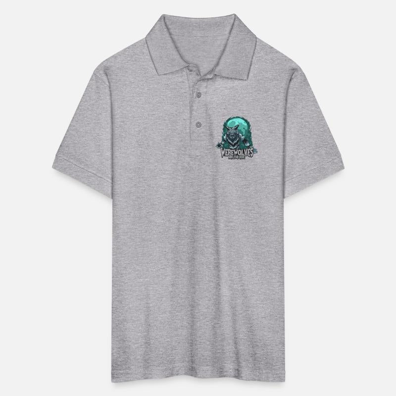 Werewolves Night Moon Illustration