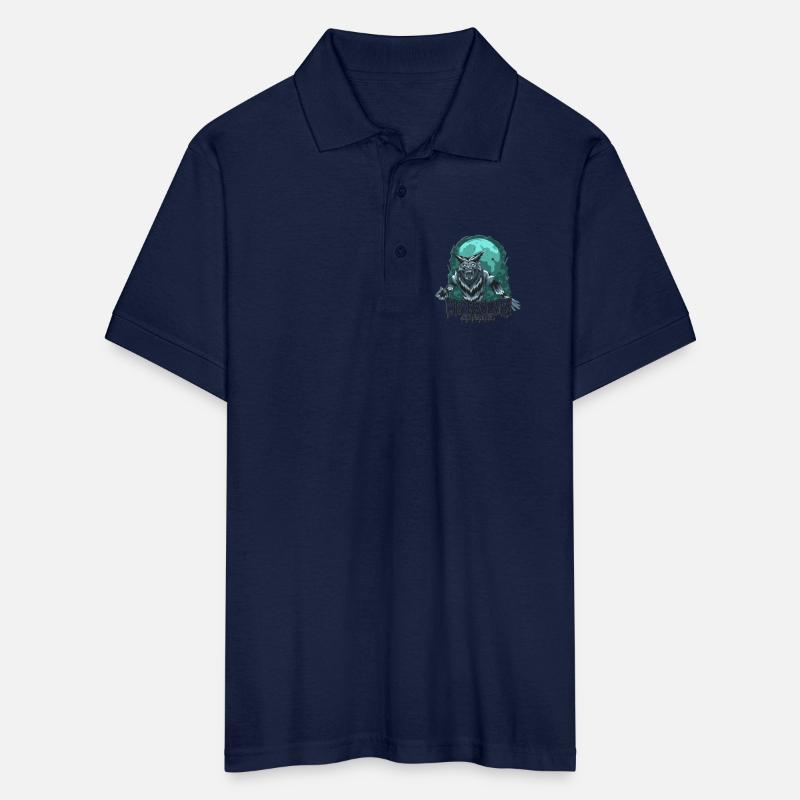 Werewolves Night Moon Illustration