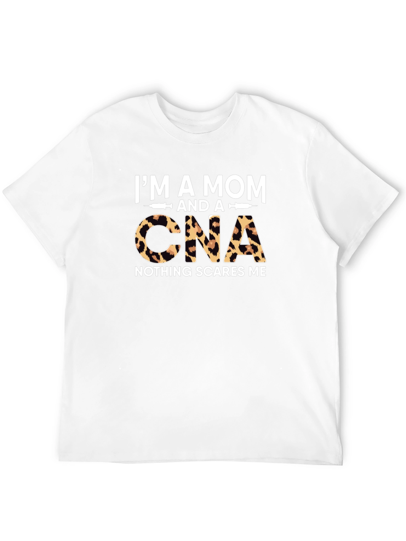 Im a Mom and a CNA T-Shirt Leopard Print