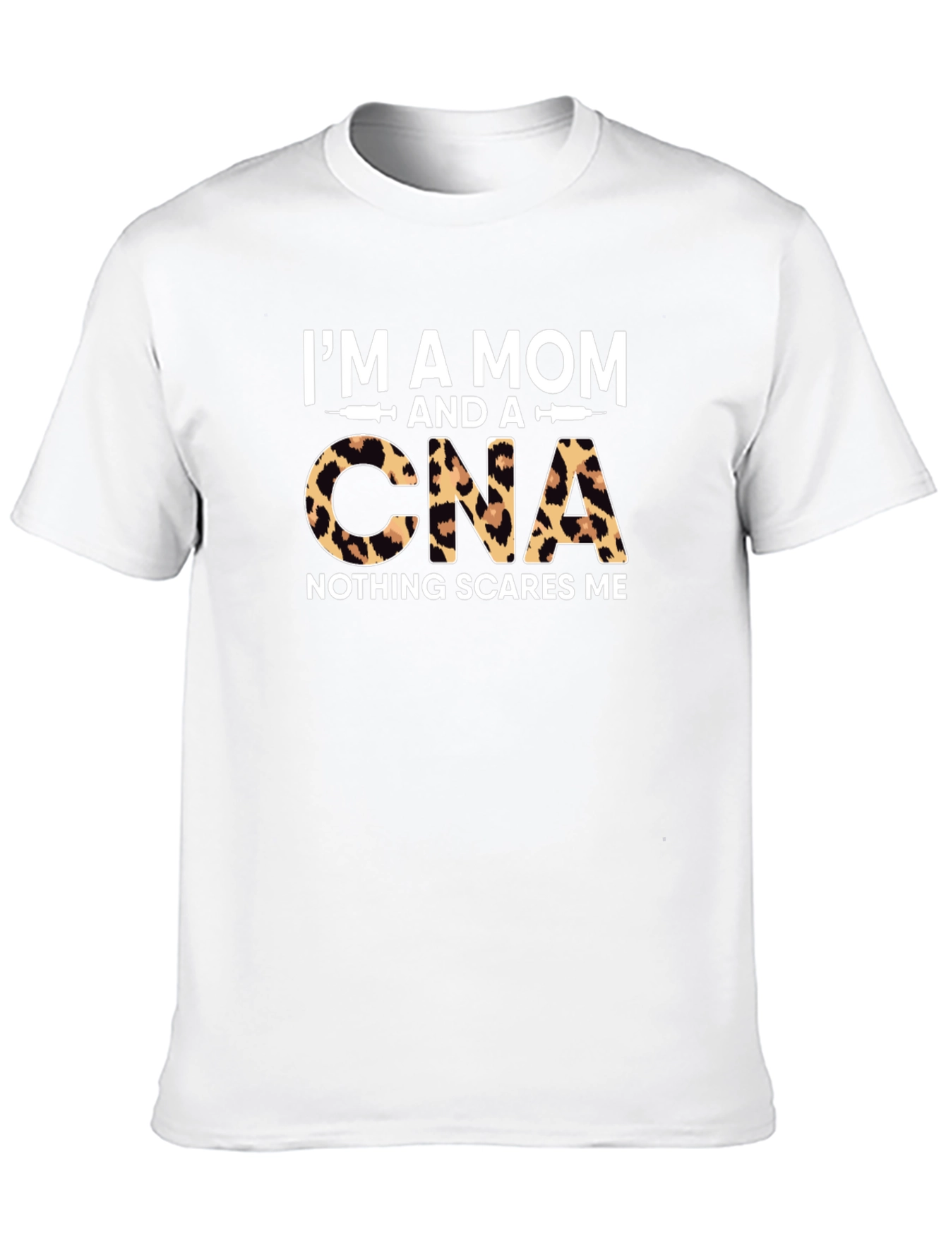 Im a Mom and a CNA T-Shirt Leopard Print
