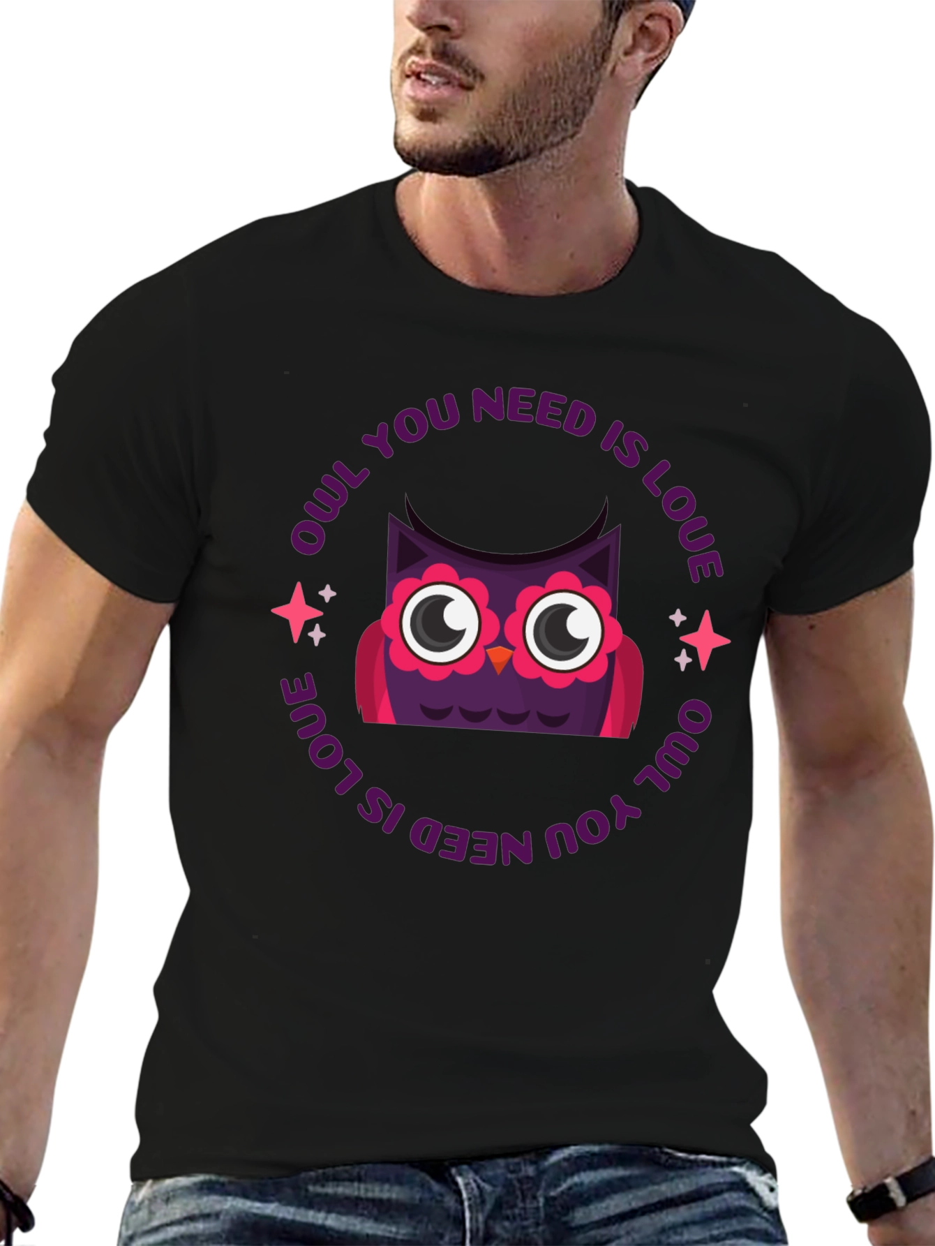 Owl You Need Is Love Graphic T-Shirt