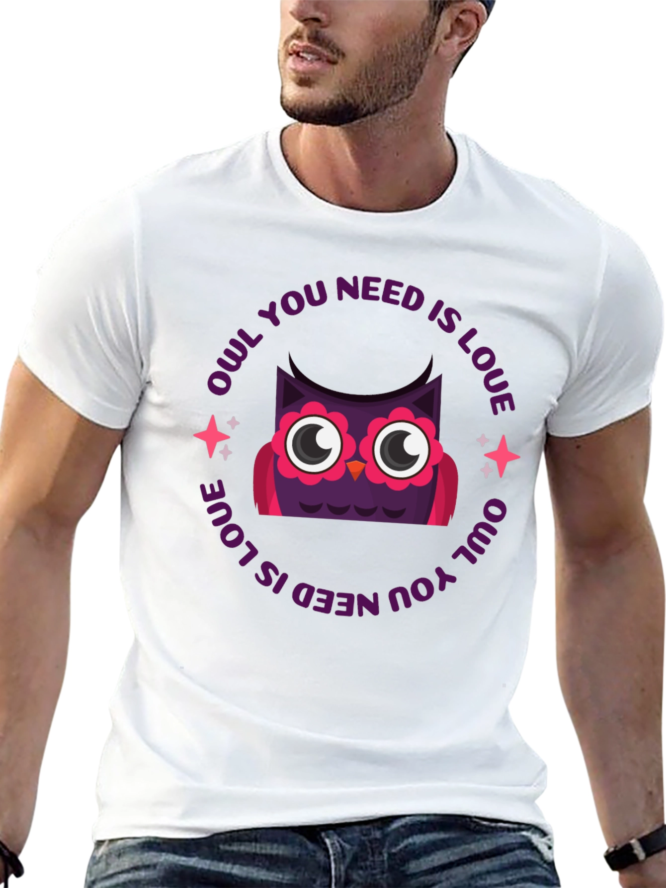 Owl You Need Is Love Graphic T-Shirt