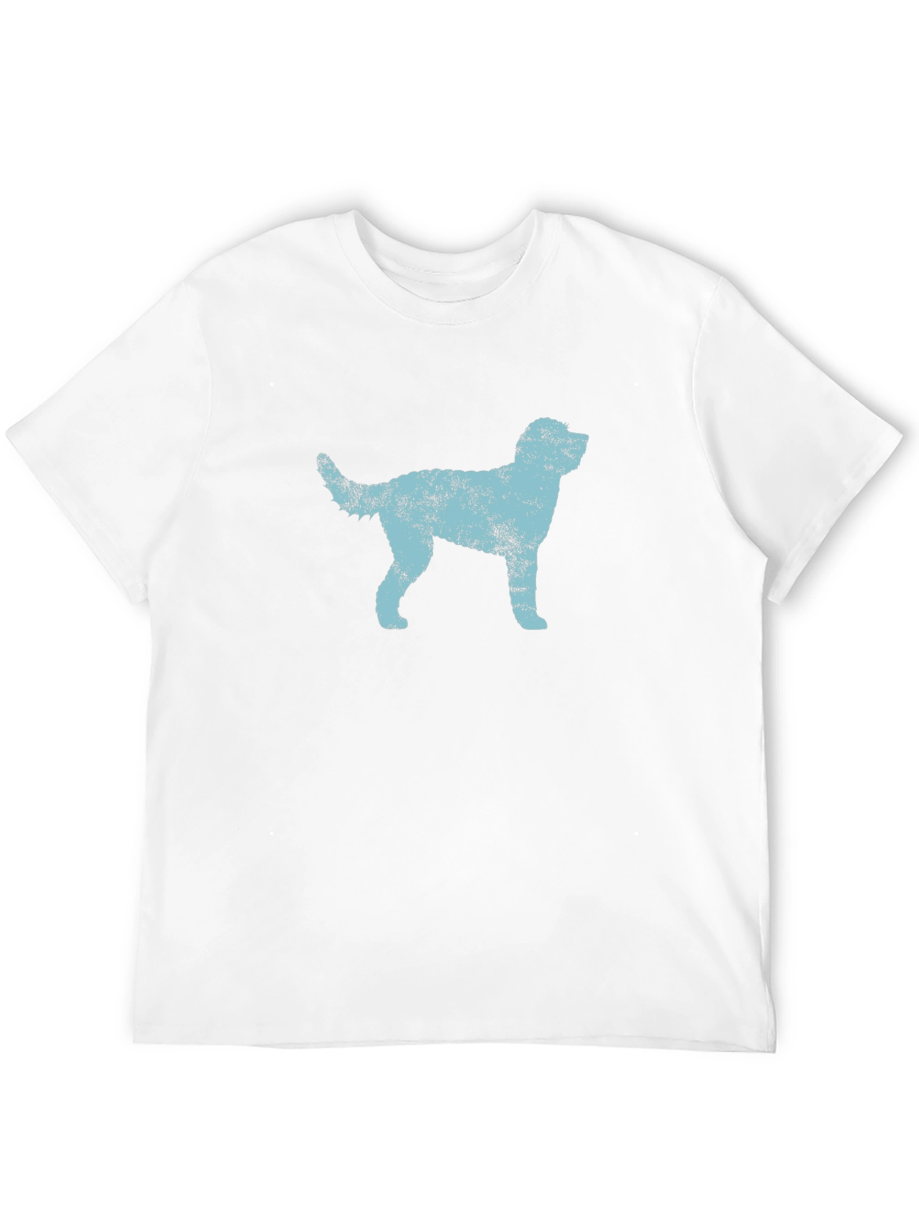 Distressed Dog Graphic Tee - Black