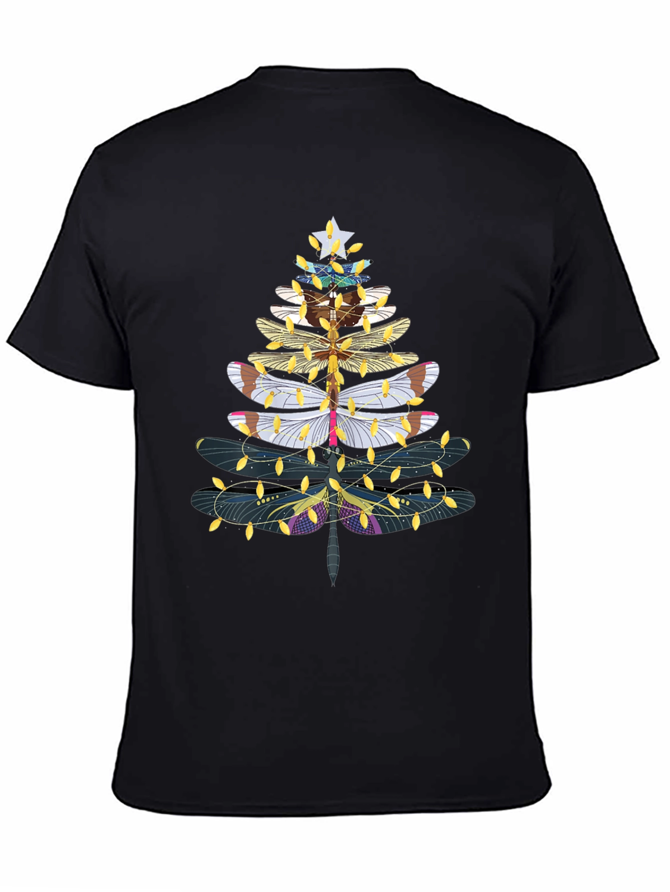 Dragonfly Christmas Tree T-Shirt