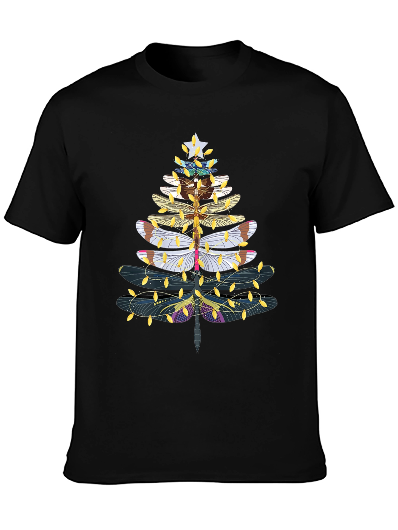 Dragonfly Christmas Tree T-Shirt