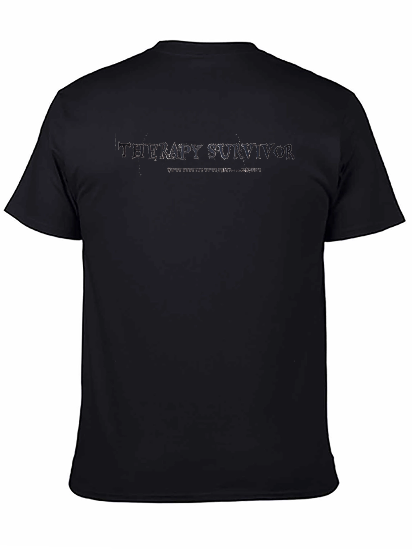 Therapy Survivor Black T-Shirt