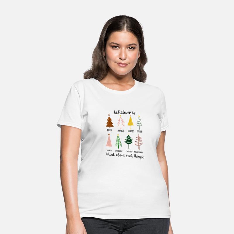 Whatever Is True Noble Right Pure Christmas Trees