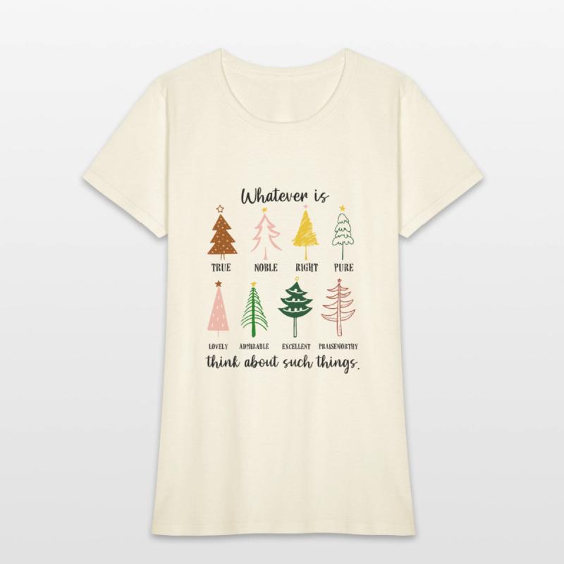 Whatever Is True Noble Right Pure Christmas Trees