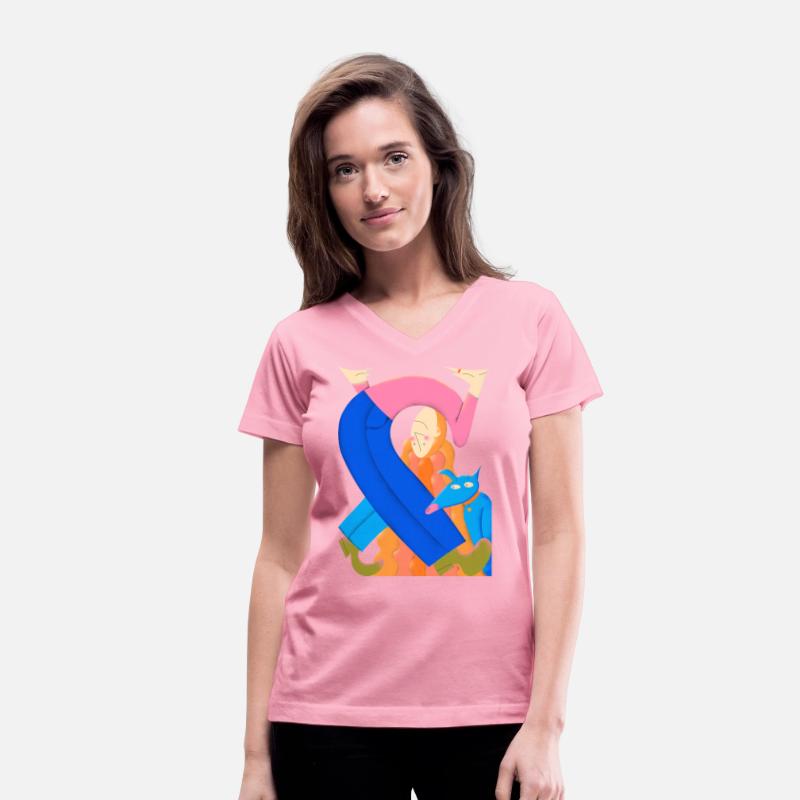 Whimsical Girl and Animal Duo Illustration