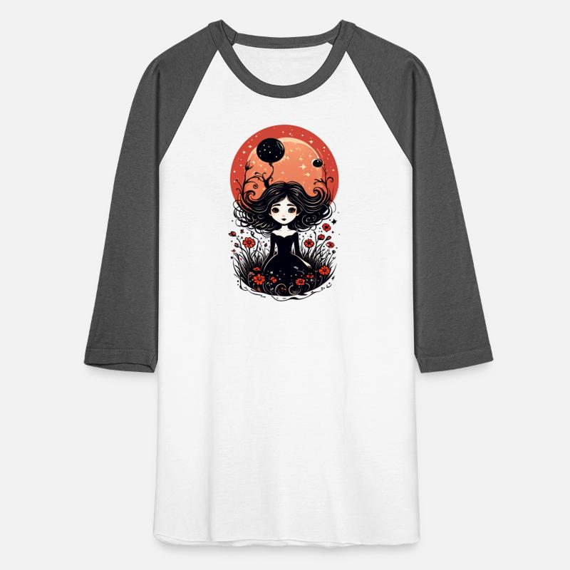 Whimsigoth Witch With Magical Elements and Flowers