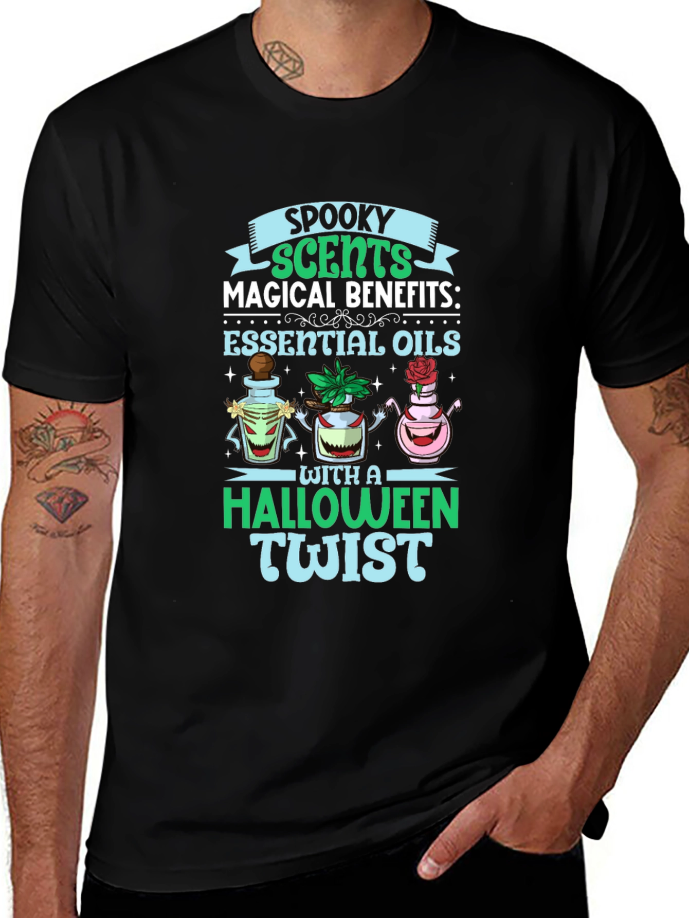 Spooky Scents Halloween Graphic T-Shirt