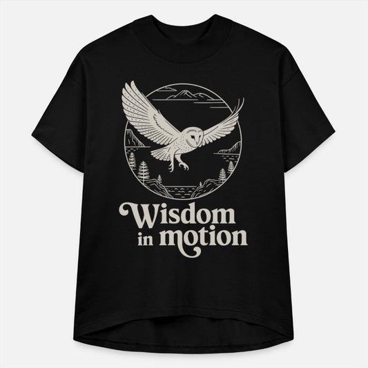 Wisdom In Motion Owl Soaring Through Nature