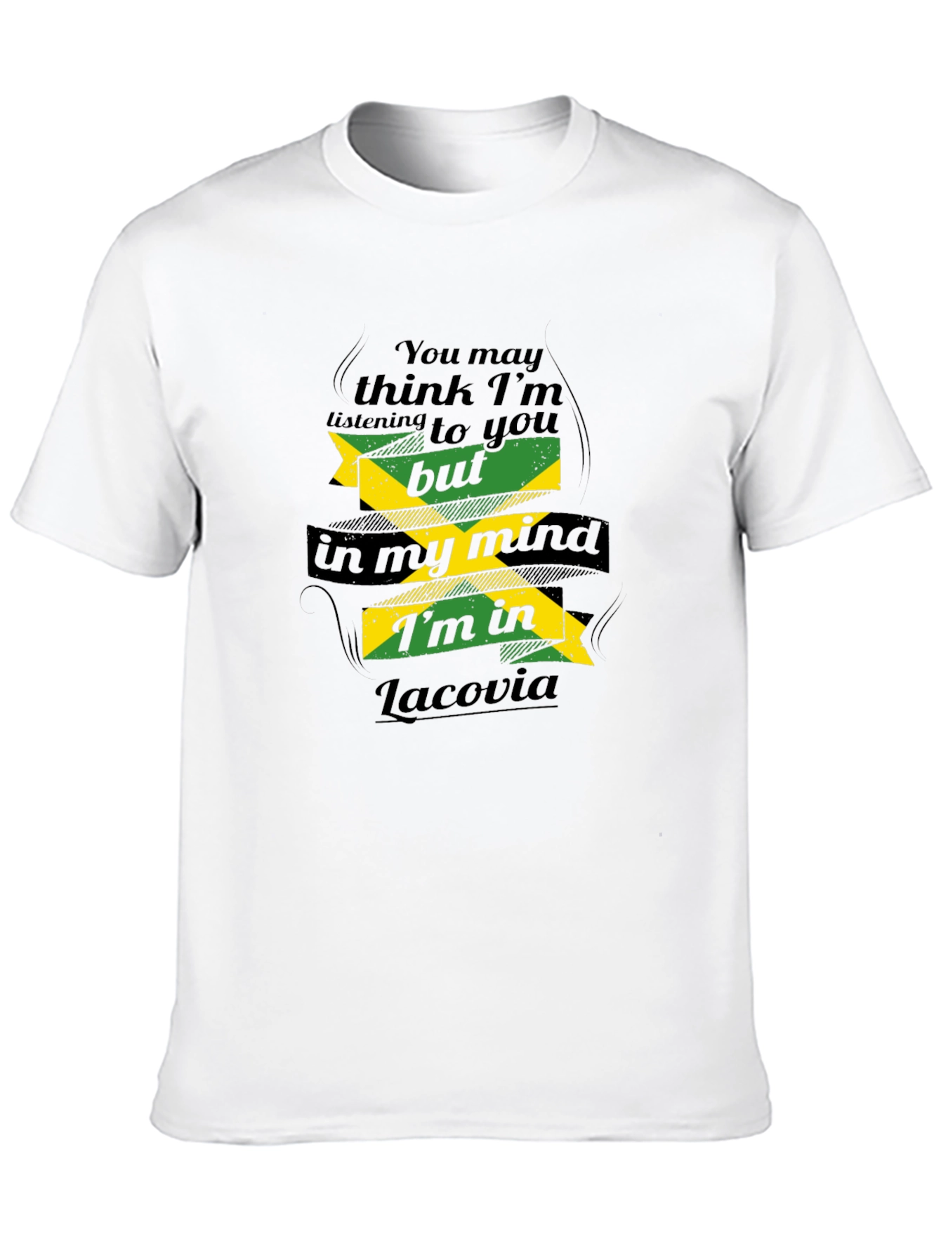 Lacovia Mind T-Shirt - Funny Jamaican Flag Tee