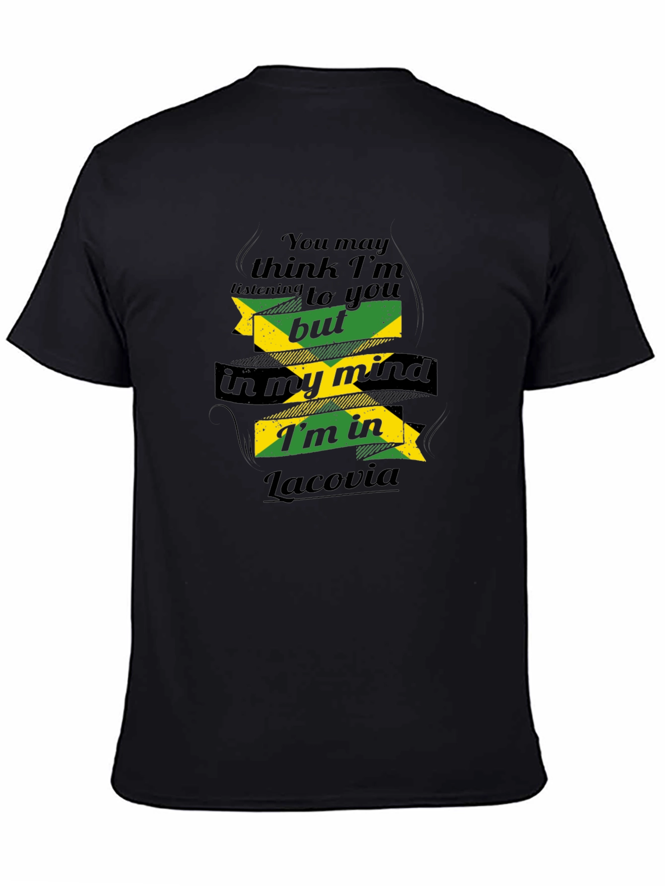 Lacovia Mind T-Shirt - Funny Jamaican Flag Tee