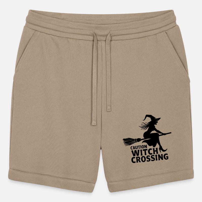 Witch - Witch Broom Saying Caution Witch Crossing