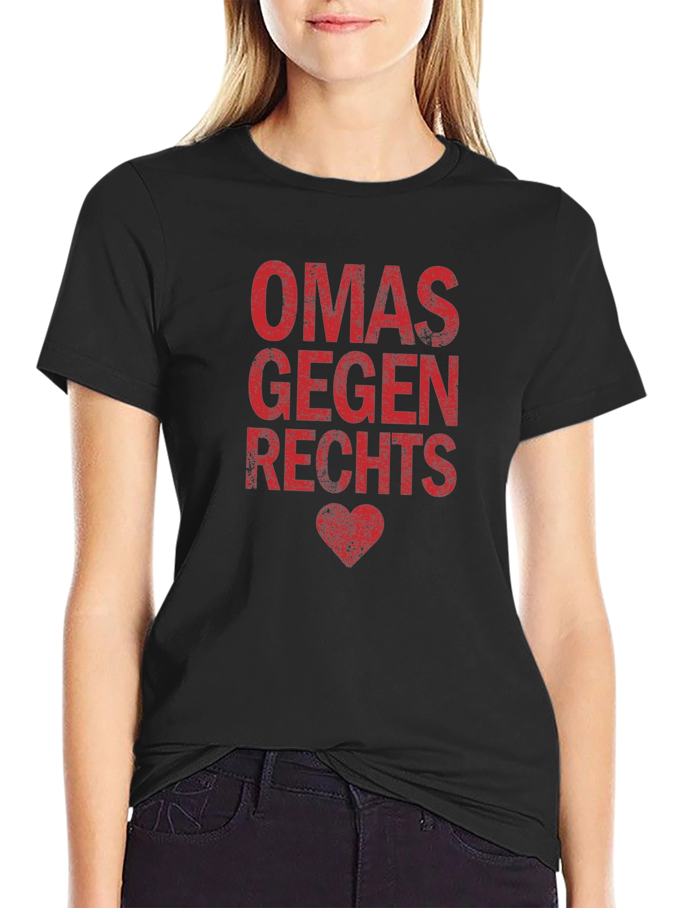 Omas Gegen Rechts T-Shirt - Anti-Right Wing Graphic Tee