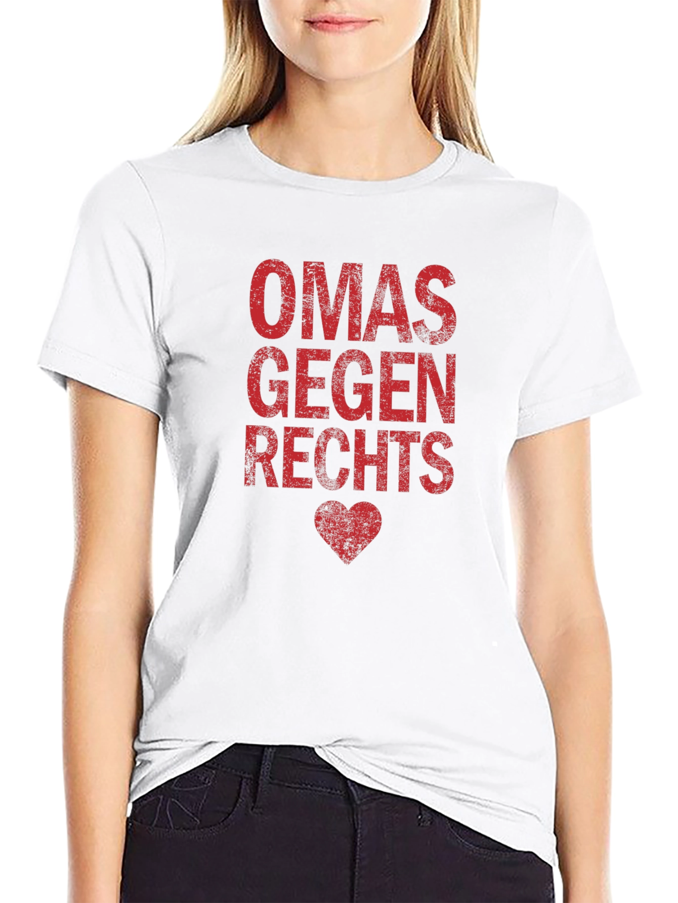 Omas Gegen Rechts T-Shirt - Anti-Right Wing Graphic Tee