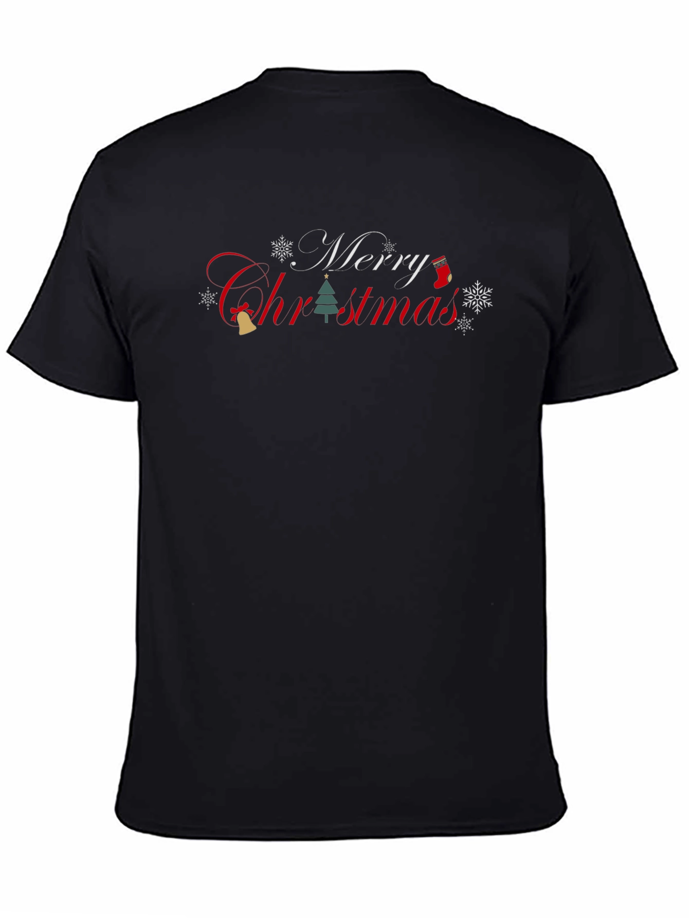 Merry Christmas Graphic T-Shirt - Holiday Apparel