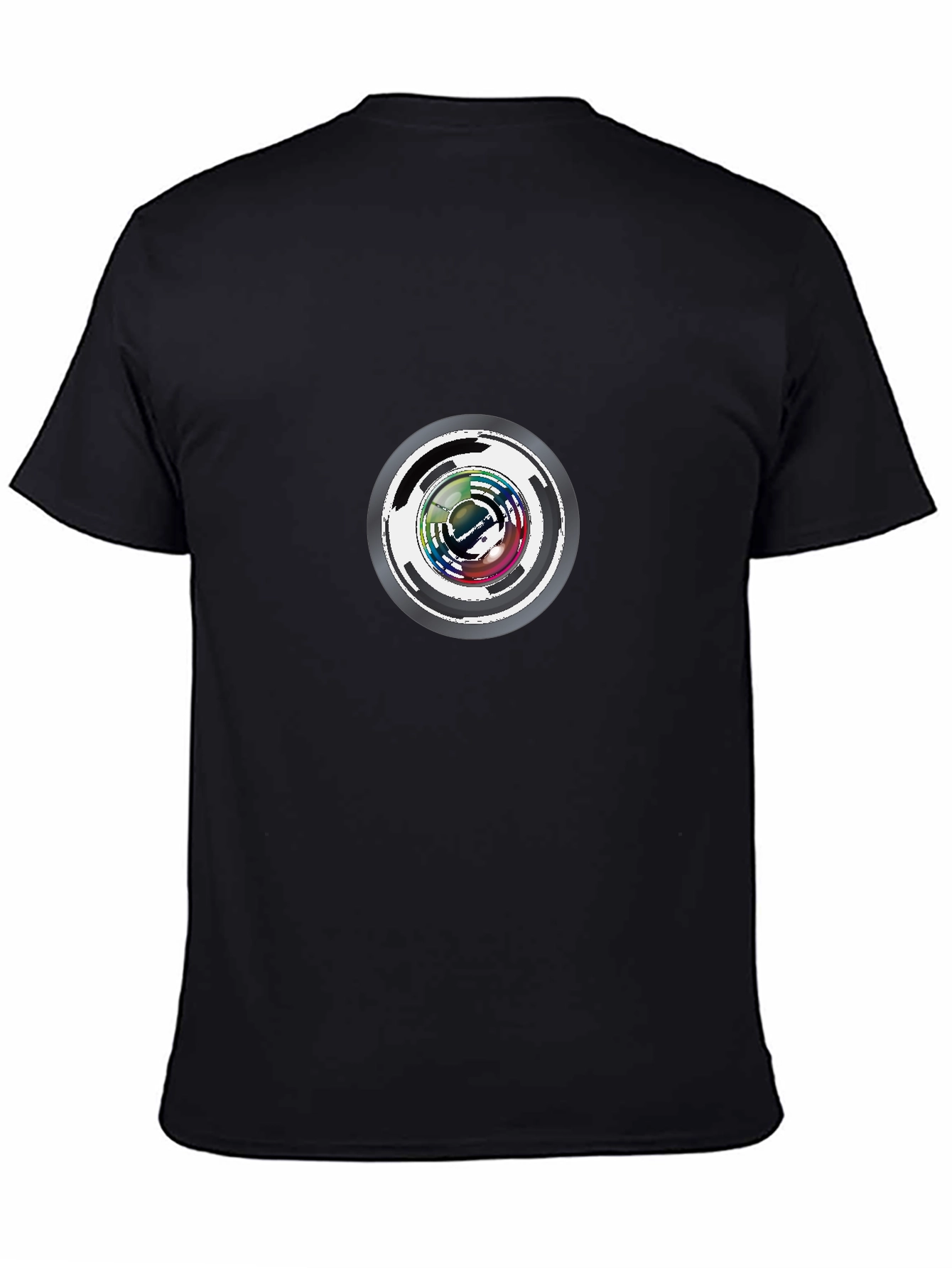 Abstract Circle Graphic Tee - Modern Design