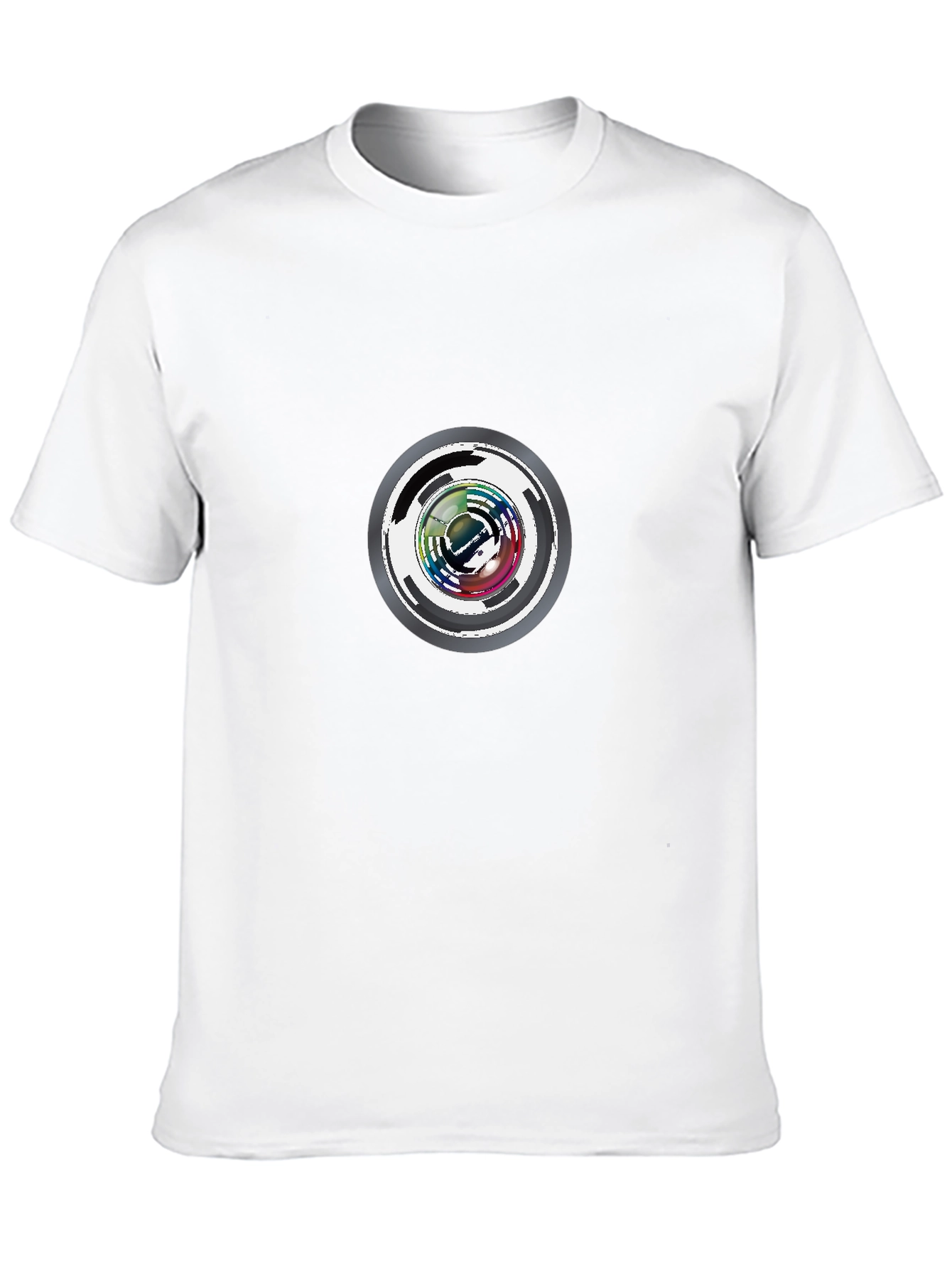 Abstract Circle Graphic Tee - Modern Design