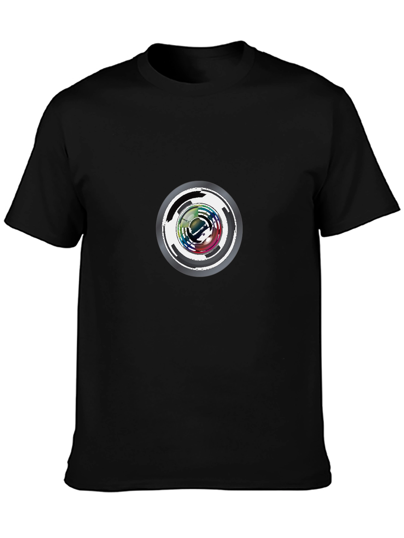 Abstract Circle Graphic Tee - Modern Design