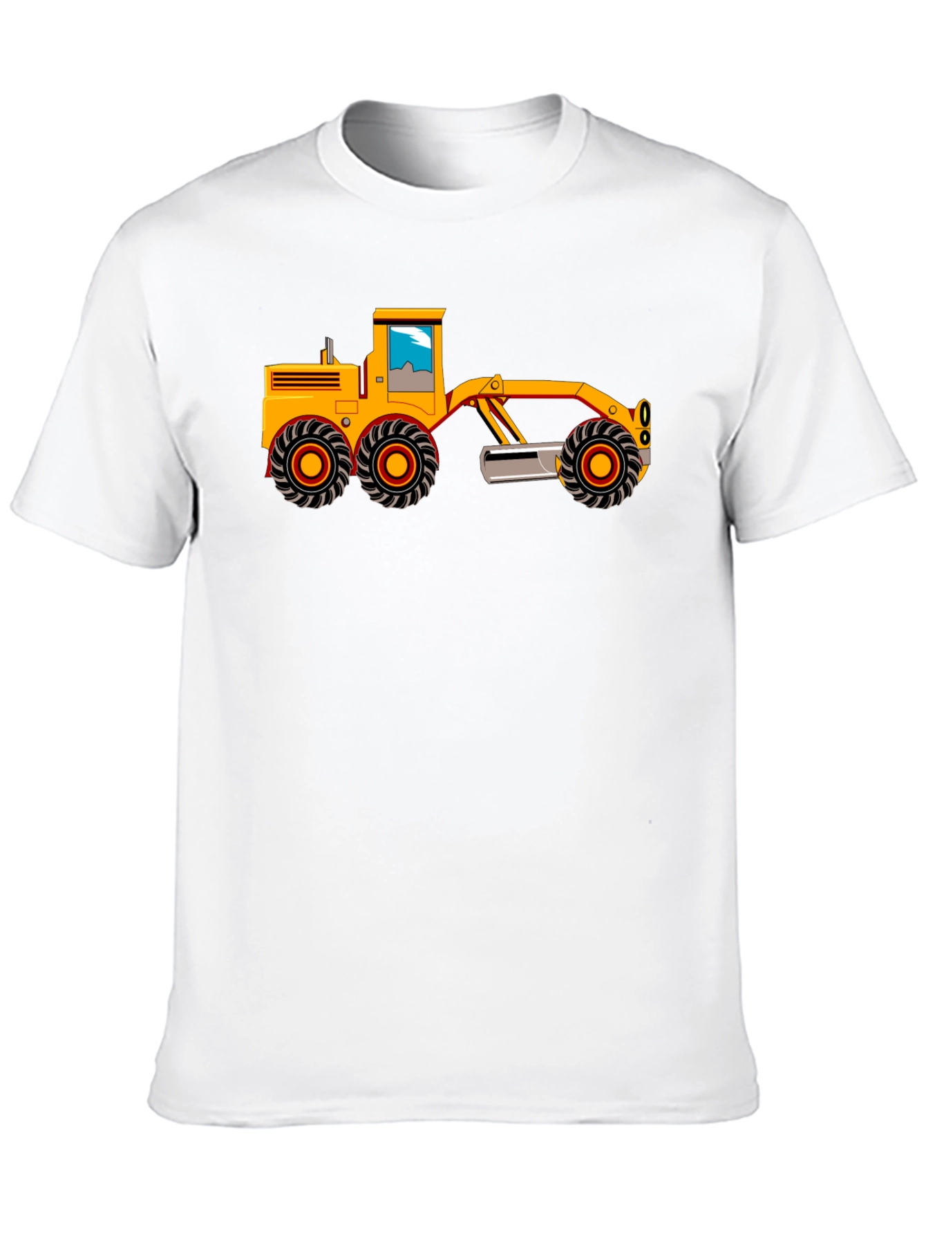 Grader Graphic Tee - Black Cotton T-Shirt
