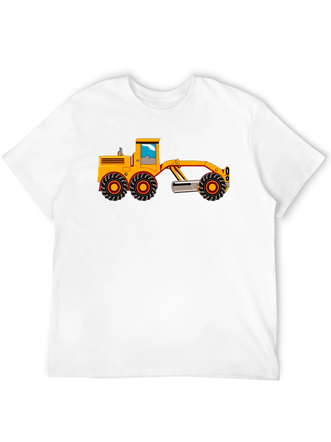 Grader Graphic Tee - Black Cotton T-Shirt